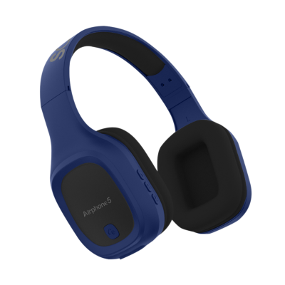 SonicGear AirPhone 5 Bluetooth Headphones (Black/Deep Blue)