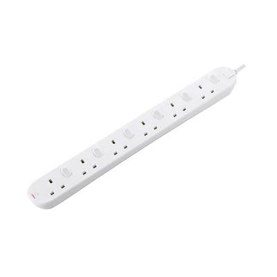 Masterplug SWC62N-MPA Individual Switch 6 Socket LED 2m