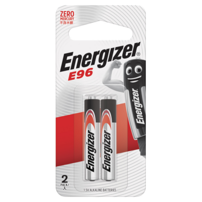 Energizer E96BS2 Alkaline AAAA 2pc Pack
