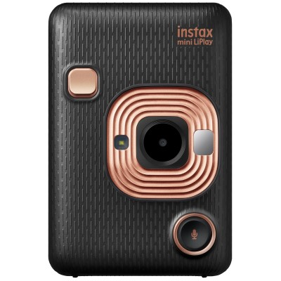 Fuji Instax Mini LiPlay Instant Camera (Elegant Black)