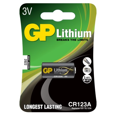 GP PCL123A002 CR123A GP Lithium Button Cell