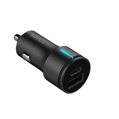 MILI  HC-C18 QC+PD Car Charger (Black)