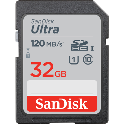 SanDisk Ultra SDHC UHS-I 32GB U1 C10 120MB/s [SDSDUN4-032G-GN6IN]