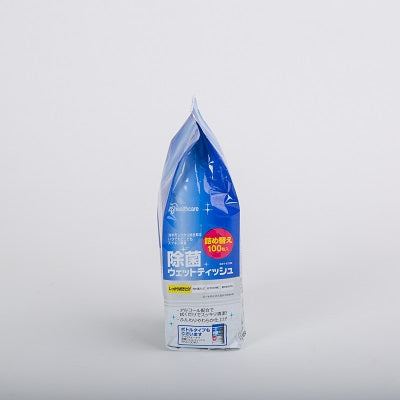 Iris Ohyama WTY-JT100 Bottle Alcohol Sterilizing Wipes refill