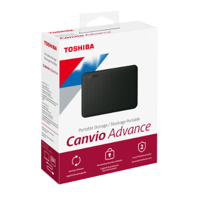 Toshiba Canvio ADVANCE 1TB V10 Portable Hard Drive (Black)