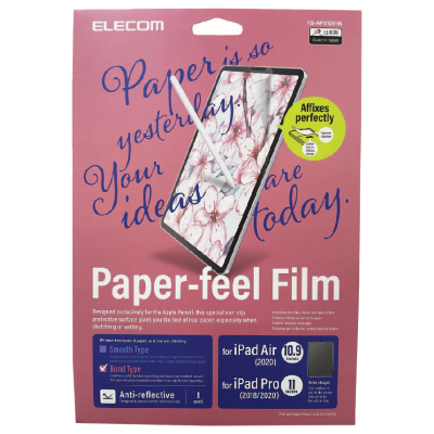 Elecom TB-APB109-W iPad Air 10.9 Paper Like Film (Bond)