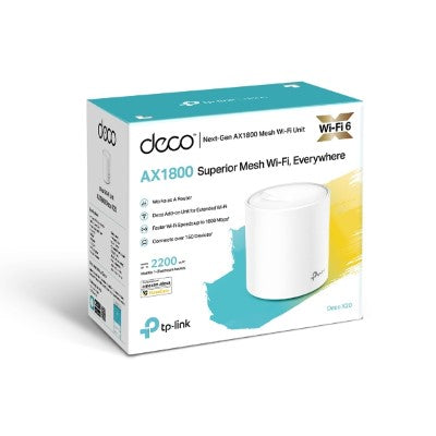 TP-LINK Deco X20 (1-PACK) AX1800 Home Wifi Mesh