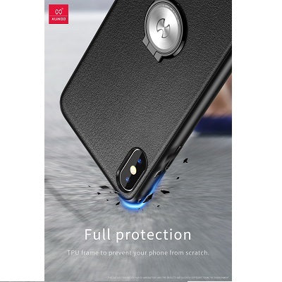 Xundd Case For iPhone XS With Ring Holder (Black)