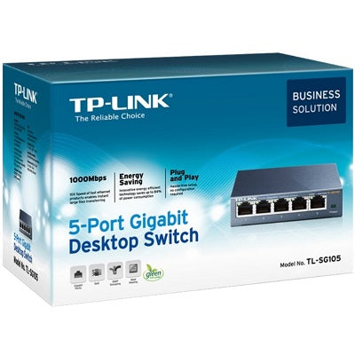 TP-Link TL-SG105 5-Port 10/100/1000Mbps Desktop Switch