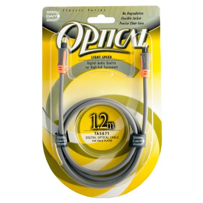 Daiyo TA5671 1.2m Classic Digital Optical Audio Cable