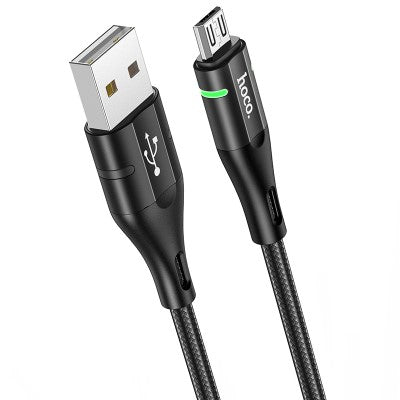HOCO U93 Shadow Micro Charging Cable (Black)