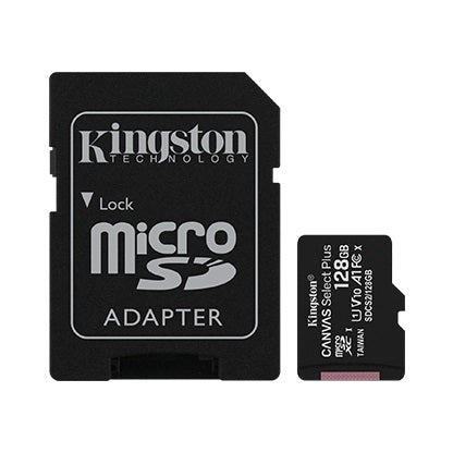 Kingston 128GB MicroSD Select Plus Class 10 UHS-I 100MB/s