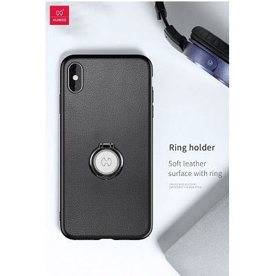 Xundd Case For iPhone XS With Ring Holder (Black)