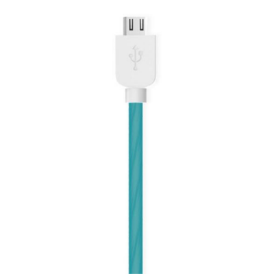 Kucipa K220 LED USB A to Micro USB Charging Cable 1M Blue