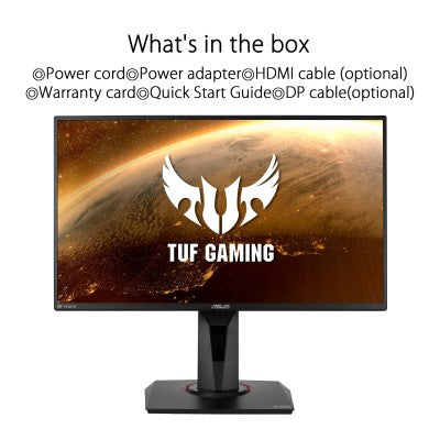 Asus TUF Gaming VG259QR Gaming Monitor - 24.5 FHD IPS 165Hz