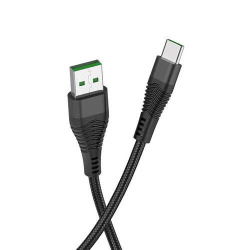 HOCO U53 USB A to Type-C Flash Charging Cable 5A 1.2M  (Black)