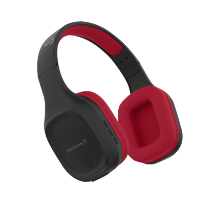 SonicGear AirPhone 5 Bluetooth Headphones (Black / Maroon)