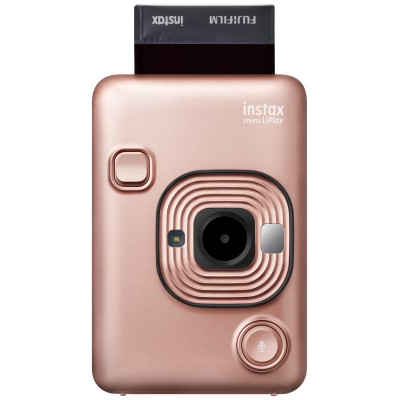 Fuji Instax Mini LiPlay Instant Camera (Blush Gold)
