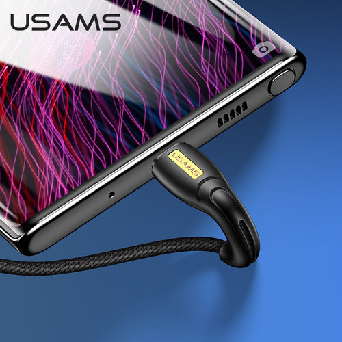 Usams US-SJ389 USB-A To Micro USB Charging Cable 2A 1M (Black)