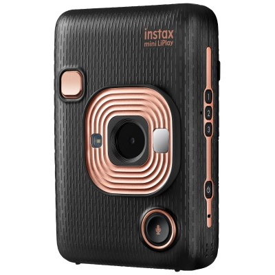 Fuji Instax Mini LiPlay Instant Camera (Elegant Black)