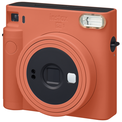 Fuji Instax SQUARE SQ1 Instant Camera Combo Kit (Orange)