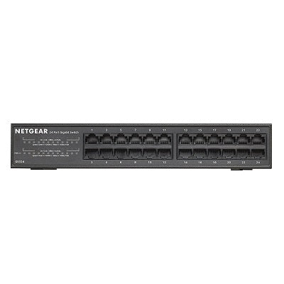 Netgear 24-Port Unmanaged Gigabit Switch (Metal Housing) (GS324-10)