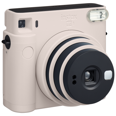 Fuji Instax SQUARE SQ1 Instant Camera Combo Kit (White)