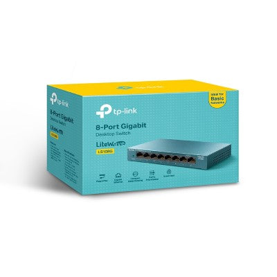 TP-Link LS108G(UN) LiteWave 8-Port Gigabit Desktop Switch