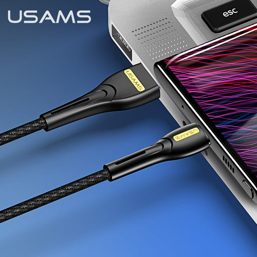 Usams US-SJ389 USB-A To Micro USB Charging Cable 2A 1M (Black)