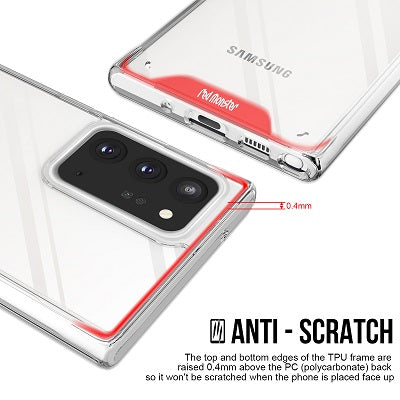 Redmonster Galaxy Note20 Ultra 5G Tough Naked Hard Armour Case (Clear)