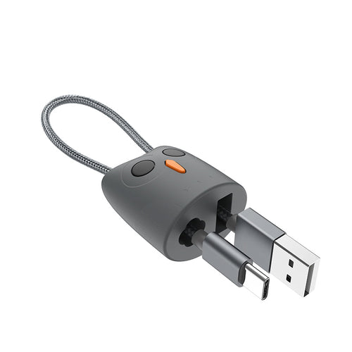 Hoco Kikibelife KX2 USBA to Type-C USB2.0 2.1A Cable1M (Grey)