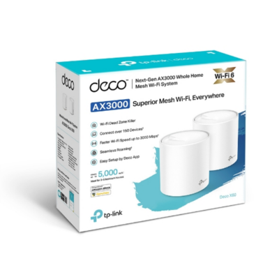 TP-Link Deco X60 AX3000 Wi-Fi 6 Mesh (2 Pack)