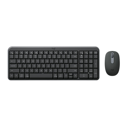 Logitech MK250 Compact Wireless Keyboard and Mouse Combo (Graphite)