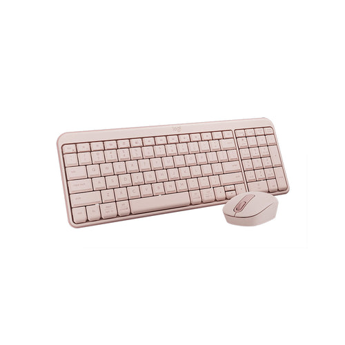 Logitech MK250 Compact Wireless Keyboard and Mouse Combo (Rose)