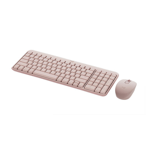 Logitech MK250 Compact Wireless Keyboard and Mouse Combo (Rose)
