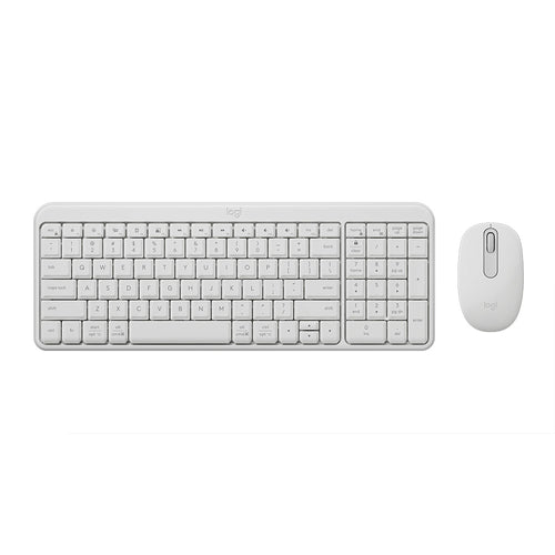 Logitech MK250 Compact Wireless Keyboard and Mouse Combo (White)