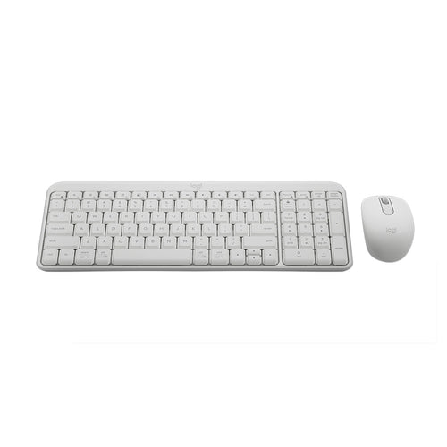 Logitech MK250 Compact Wireless Keyboard and Mouse Combo (White)