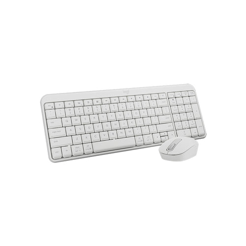 Logitech MK250 Compact Wireless Keyboard and Mouse Combo (White)