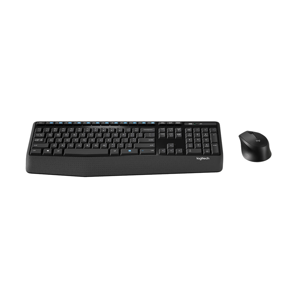 Logitech MK345 Comfort Wireless Keyboard and Mouse Combo (Black)