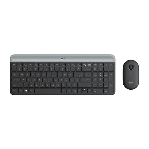 Logitech MK470 Slim Wireless Keyboard and Mouse Combo (Graphite)