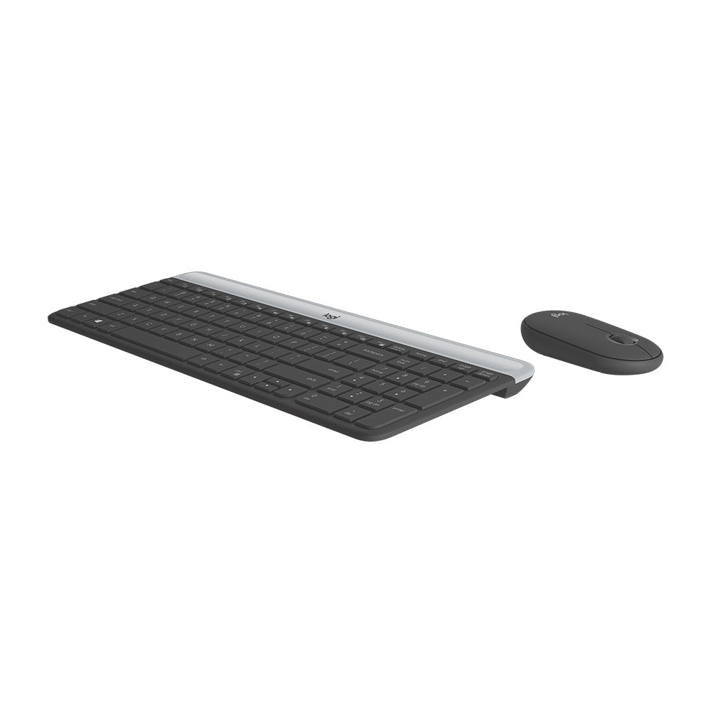 Logitech MK470 Slim Wireless Keyboard and Mouse Combo (Graphite)