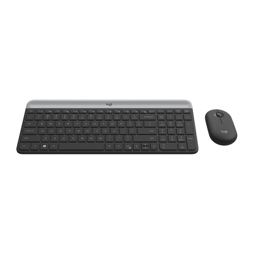 Logitech MK470 Slim Wireless Keyboard and Mouse Combo (Graphite)