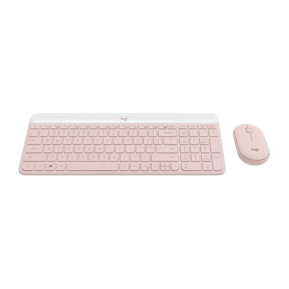 Logitech MK470 Slim Wireless Keyboard and Mouse Combo (Rose)