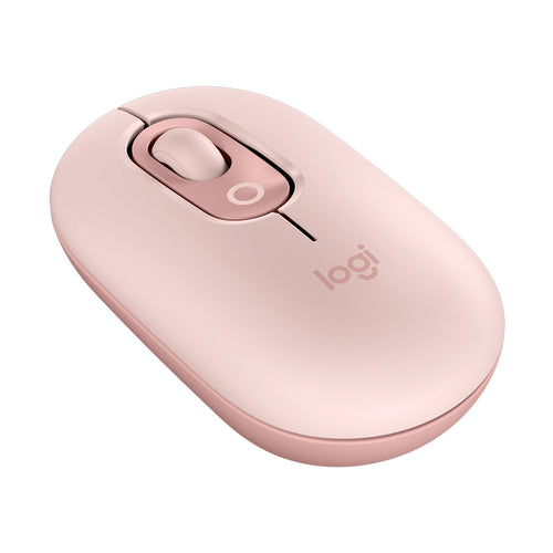 Logitech POP Wireless Bluetooth Mouse with Emoji (Rose)