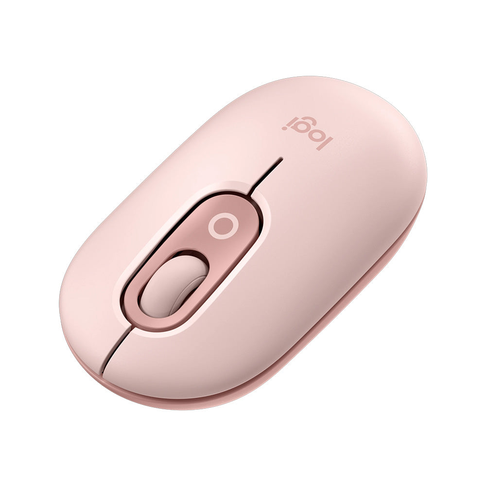 Logitech POP Wireless Bluetooth Mouse with Emoji (Rose)