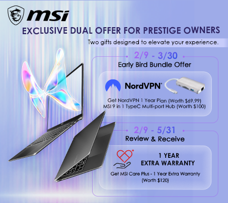 MSI Exclusive Dual Offer